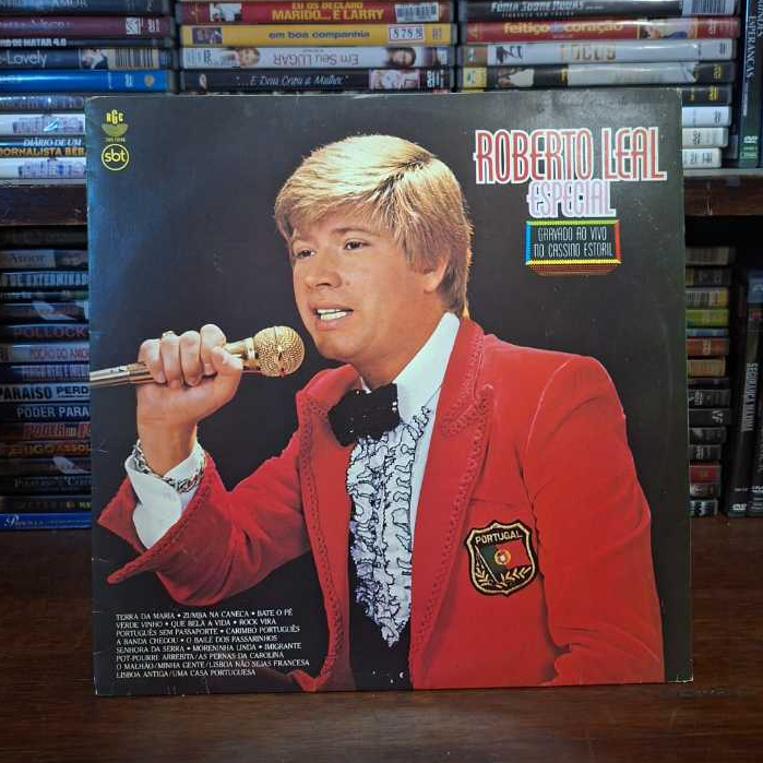 LP VINIL ROBERTO LEAL - GRAVADO AO VIVO NO CASSINO ESTORIL
