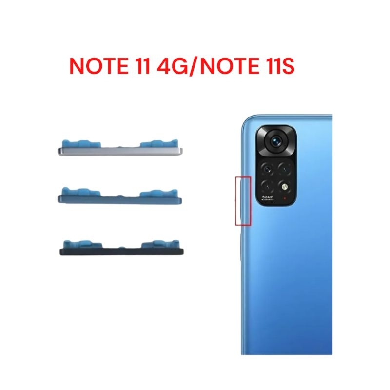 Botão Externo Volume Note 11 4g Note 11s