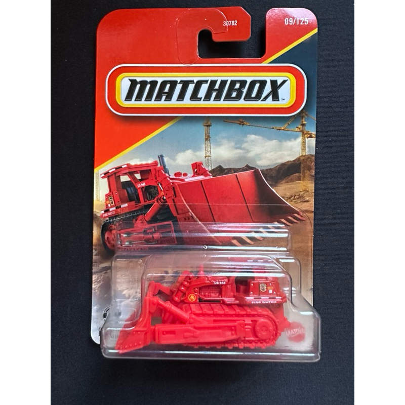 Matchbox Ground Breaker/bulldozer Miniatura 1/25 Trator Escavadeira