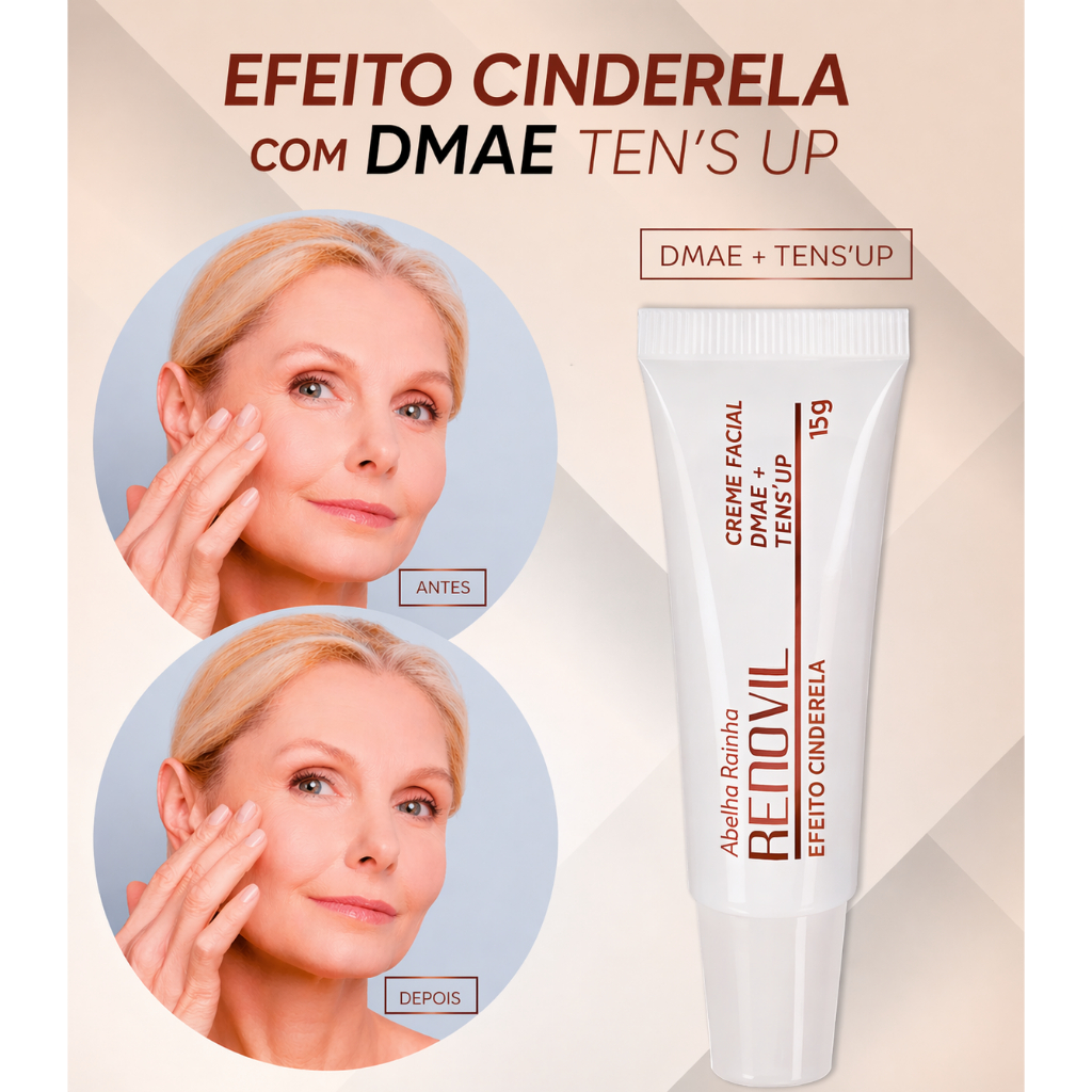 Efeito Cinderela Creme Facial Renovil - Abelha Rainha 15g