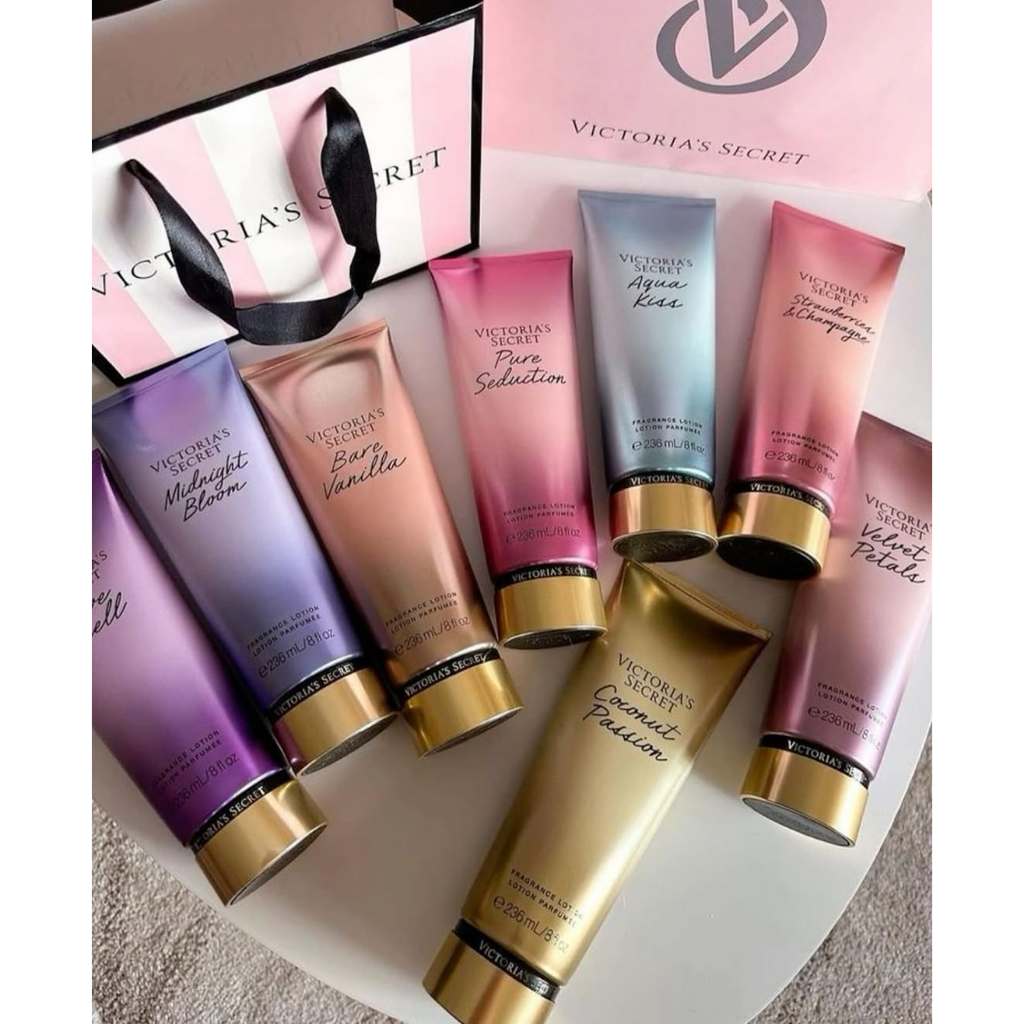 Hidratante Victoria's Secret 236ml Original Importado |Creme Corporal Perfumado | Love Spell Bare Vanilla Pure Seduction