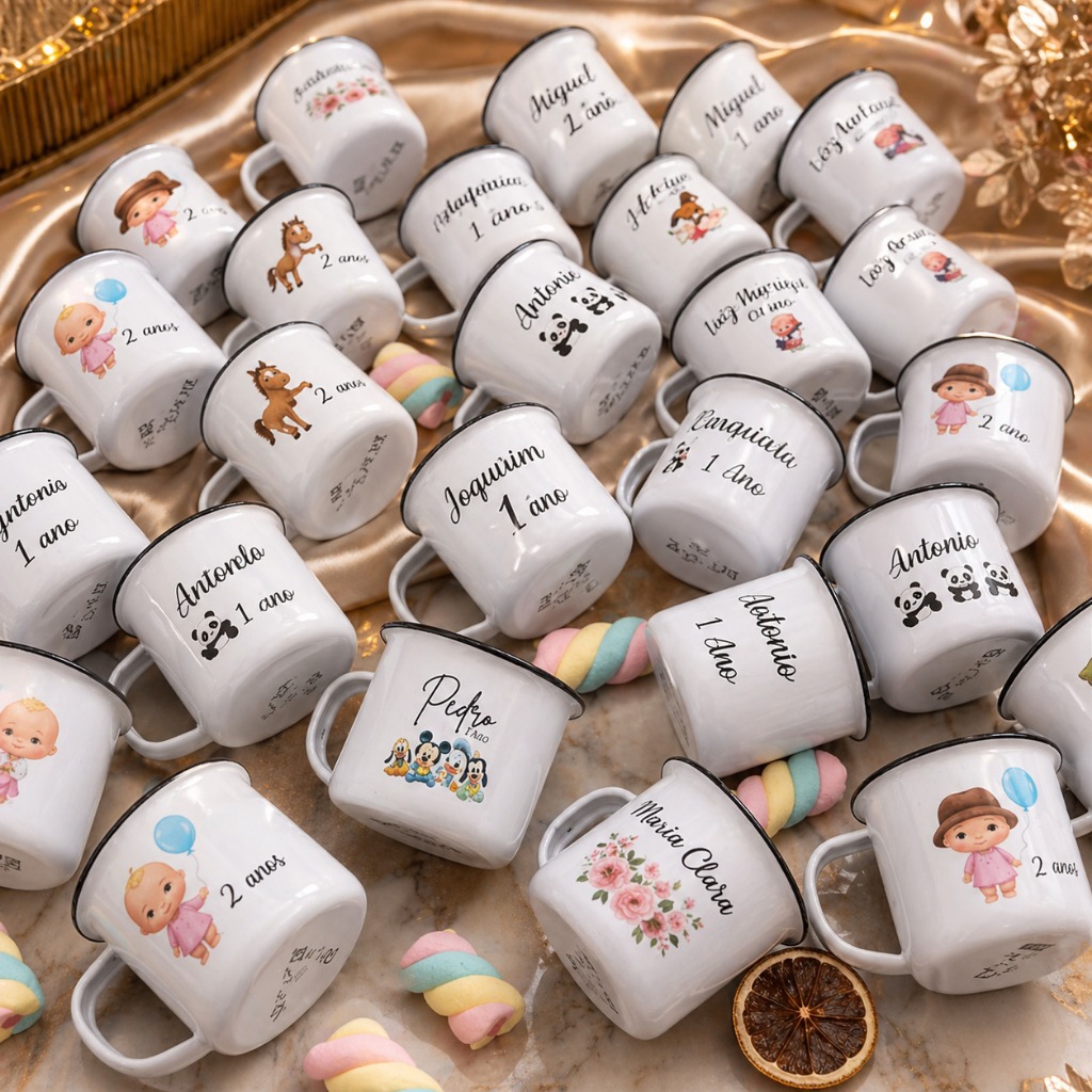 Kit Canecas Rústicas Personalizadas | Lembrança Luxo Casamento, Padrinhos, Formatura e Aniversário