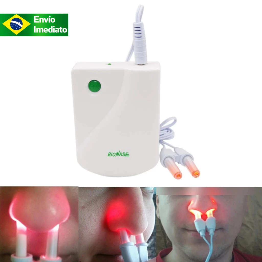 Nariz Rinite Sinusite Cura Terapia Massagem Frequência Pulso Laser