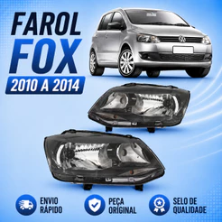 Farol Fox Ano 2010 2011 2012 2013 2014 Farol Foco Simples Volkswagen