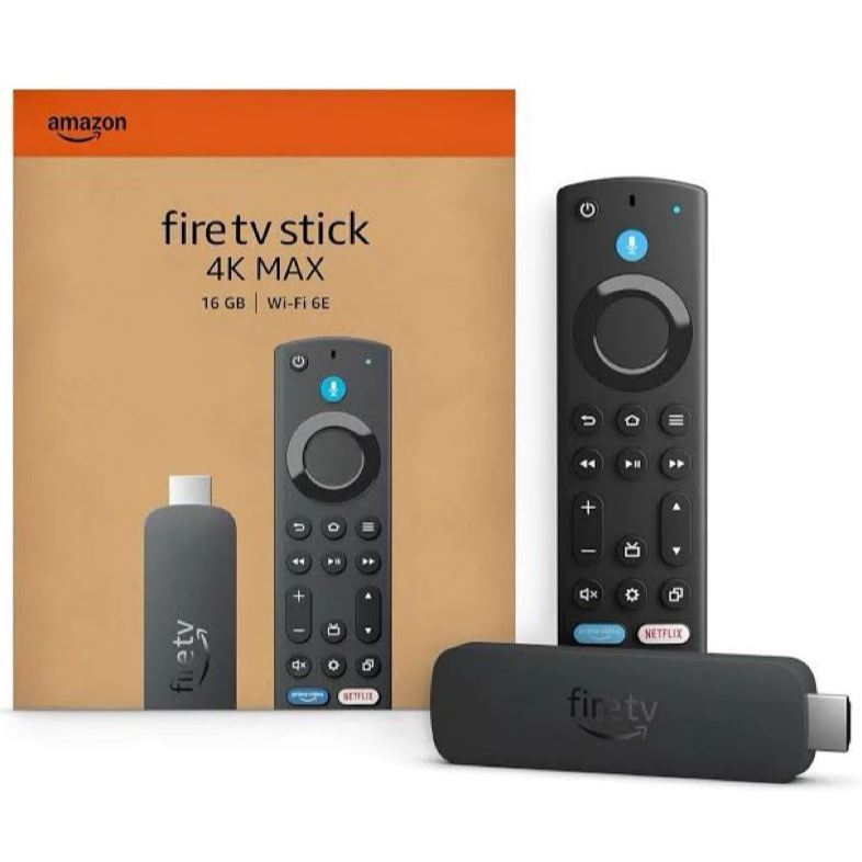Amazon Fire TV Stick 4K Max 16GB Wifi 6E - Com Alexa Comando de Voz integrado