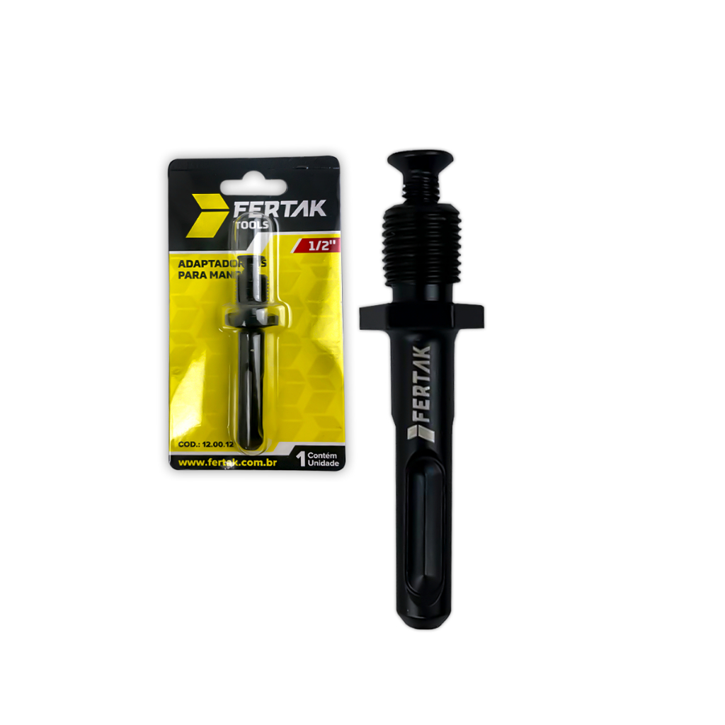 Adaptador SDS para Mandril 1/2″ Fertak Conversor Brocas Furadeiras SDS‑Plus Profissional