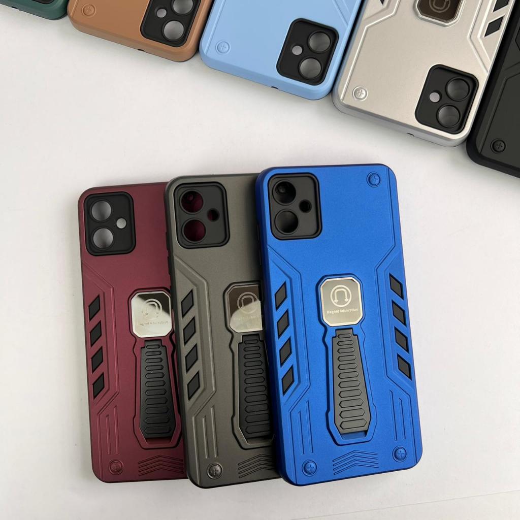 Capinha Anti-Impacto Magnética com Suporte Para Samsung A05 (CF66)