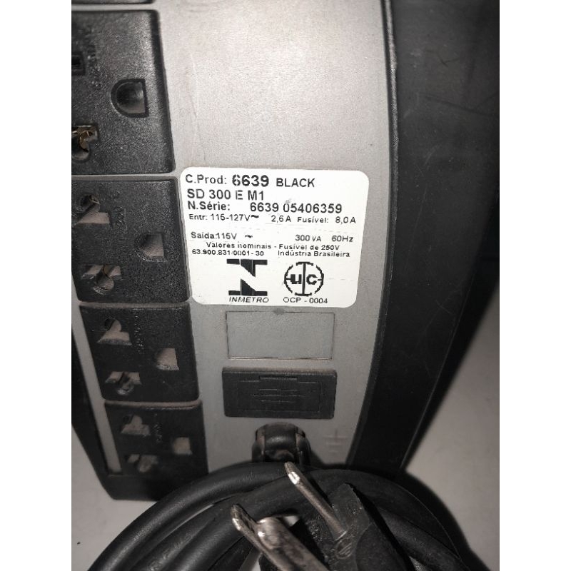 Estabilizador de Voltagem Ragtech Side Laser 127v