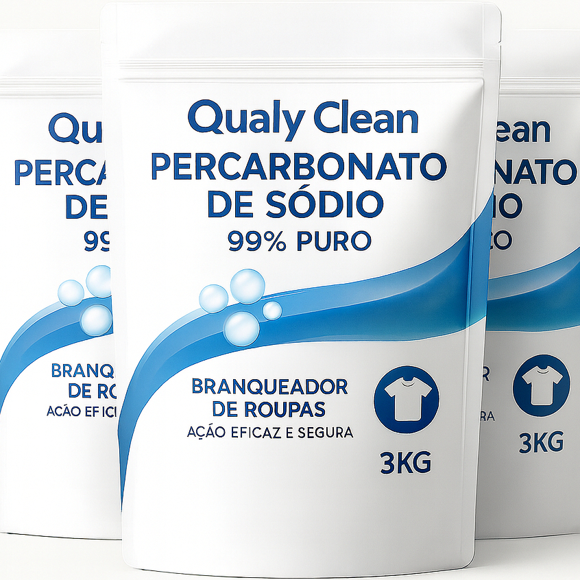 Percarbonato 100% Pure 1KG - Original Tira Manchas Roupas Brancas e Coloridas
