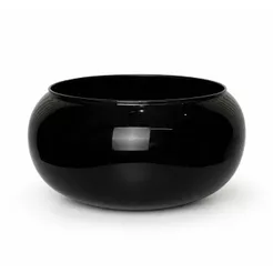 Vaso Vidro Redondo Decorativo Baixo Terrário Ikebana