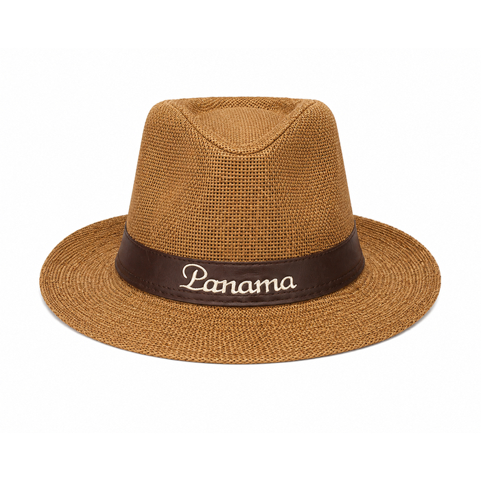 Chapéu Panamá City Aba Média Casual Clássico Elegante Leve Unissex Atemporal Versátil Verão Fino