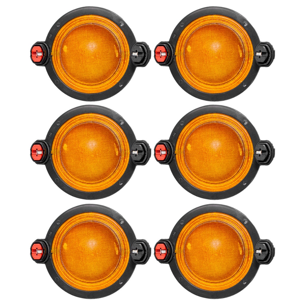 6x Reparo Compatível Driver JBL Selenium D250x Corneta 8 Ohms 100W Som Automotivo
