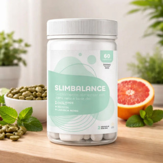 Termogenico sem Cafeína - Laranja M + Cromo 60 Cáps - Suplemento Alimentar - SlimBalance