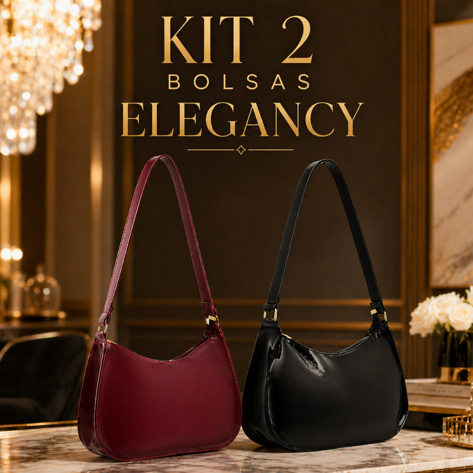 Kit 2 Lindas Bolsa Elegancy de Ombro Super Estilosa SK 04