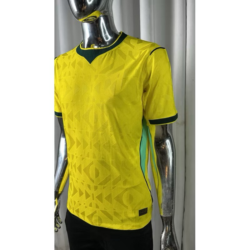 Camiseta do Brasil Masculina Casual Amarela de Manga Curta 1.1