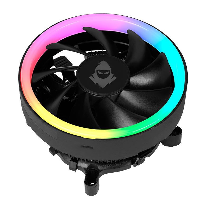 Cooler Processador CPU Intel Amd Mancer Vortex Rainbow RGB — R$ 29,90 em Shopee