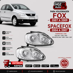 Par Farol Fox 2007 2008 2009 Foco Duplo | Spacefox 2004 2005 2006 2007