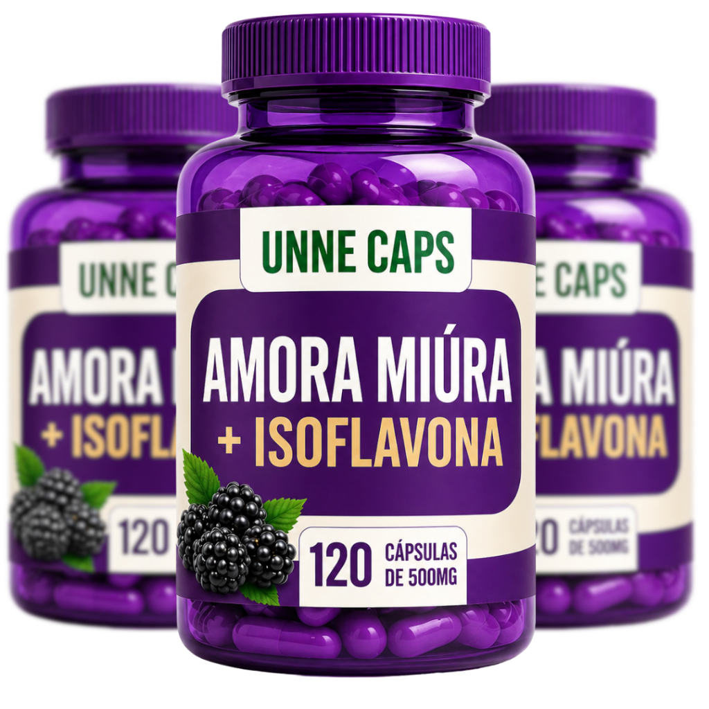 AMORA MIURA + ISOFLAVONA Menopausa Suplemento Alimentar Feminino Alivio dos Sintomas Da TPM