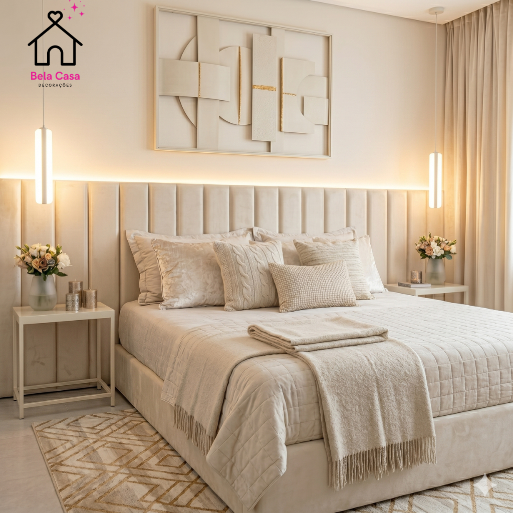 CABECEIRA DE CAMA BOX 110x20 Adesiva Premium - Instale com Praticidade Sem Furos - ENVIO IMEDIATO!!!