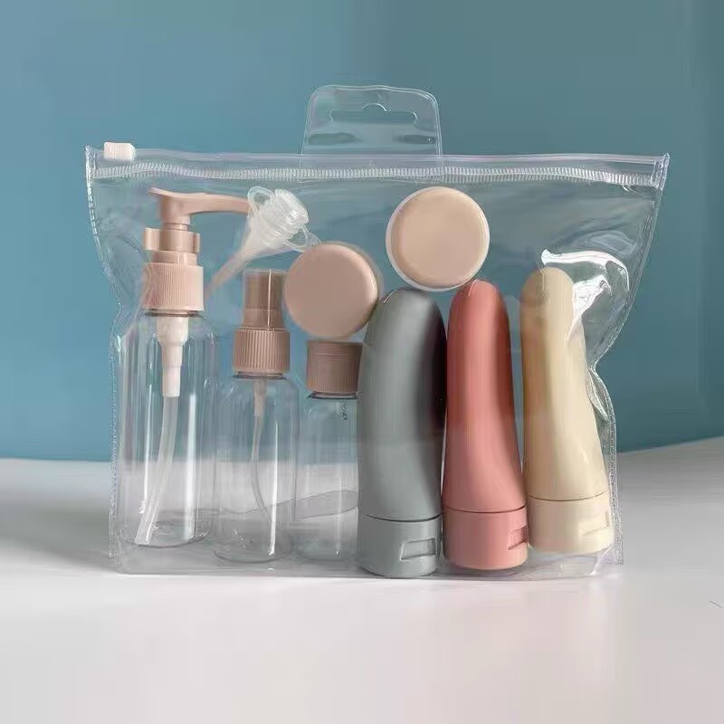 Kit Frascos de Viagem 11 Peças | Recipientes para Cosméticos, Shampoo e Aeroporto