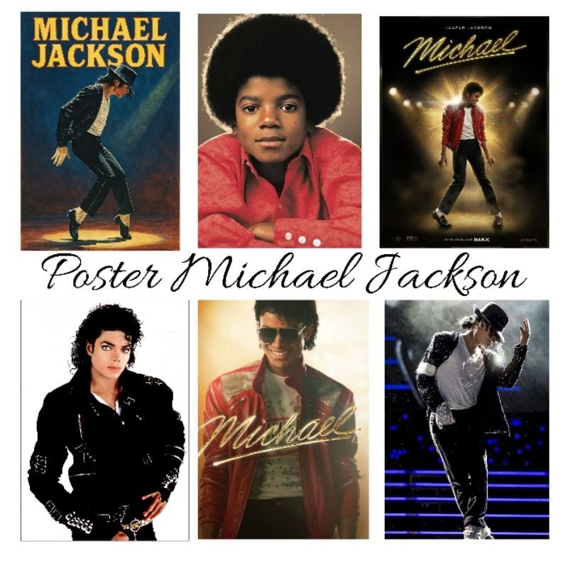 Poster 🎤 MICHAEL JACKSON 🎤  papel fotográfico de alta resolução - Tamanho A4  21 x 29cm com cores vivas e brilhantes.