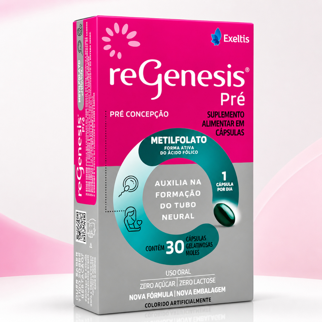 Regenesis Pré 30  Acido Fólico Metilfolato B12 ômega