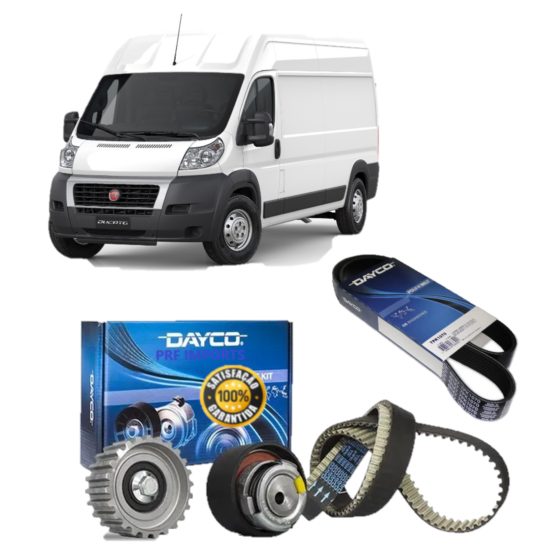 Kit Correia Dentada + Correia Alternador Ducato 2.3 Multjet