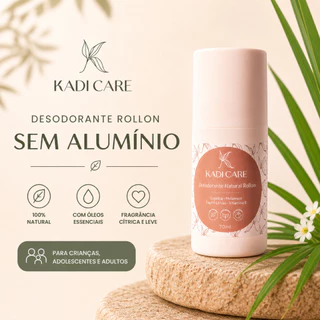 Desodorante Roll-on Sem Alumínio Proteção Natural e Hidratação 70ml Kadi Care