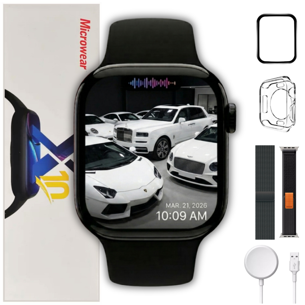 Smartwatch Relogio S10  Microwear 45mm Nfc GPS Ip68 Bluetooth +Brindes Masculino Feminino 2025