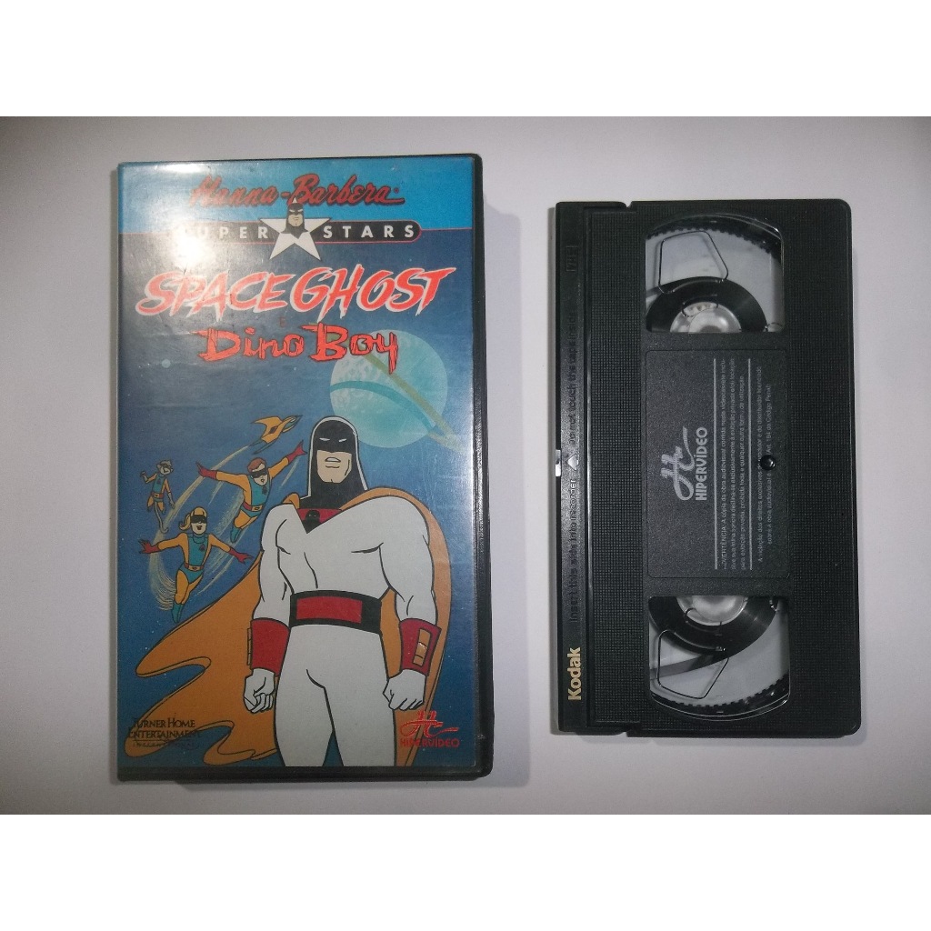 vhs hanna-barbera super stars space ghost e dino boy 60 min dublado