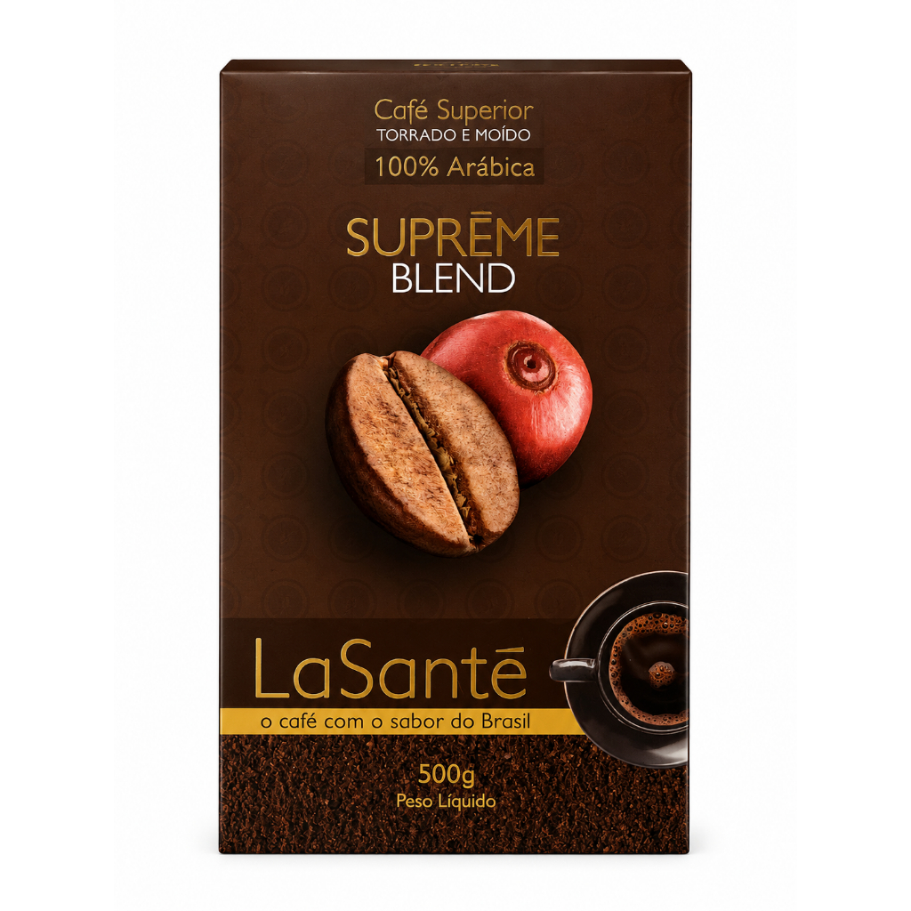 Café Superior La Santé Suprême Blend 100% Arábica Vácuo 500g