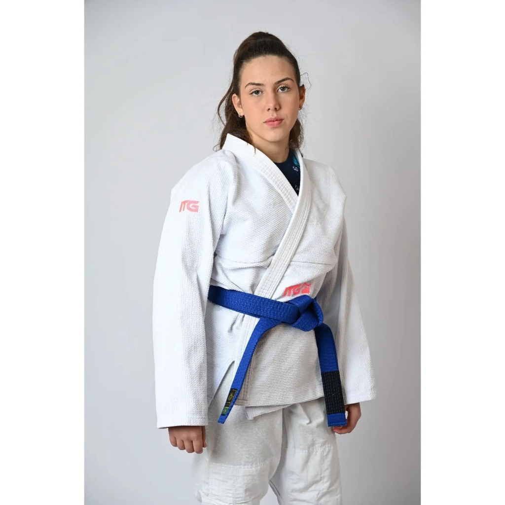 Kimono In The Guard Branco Pink Feminino