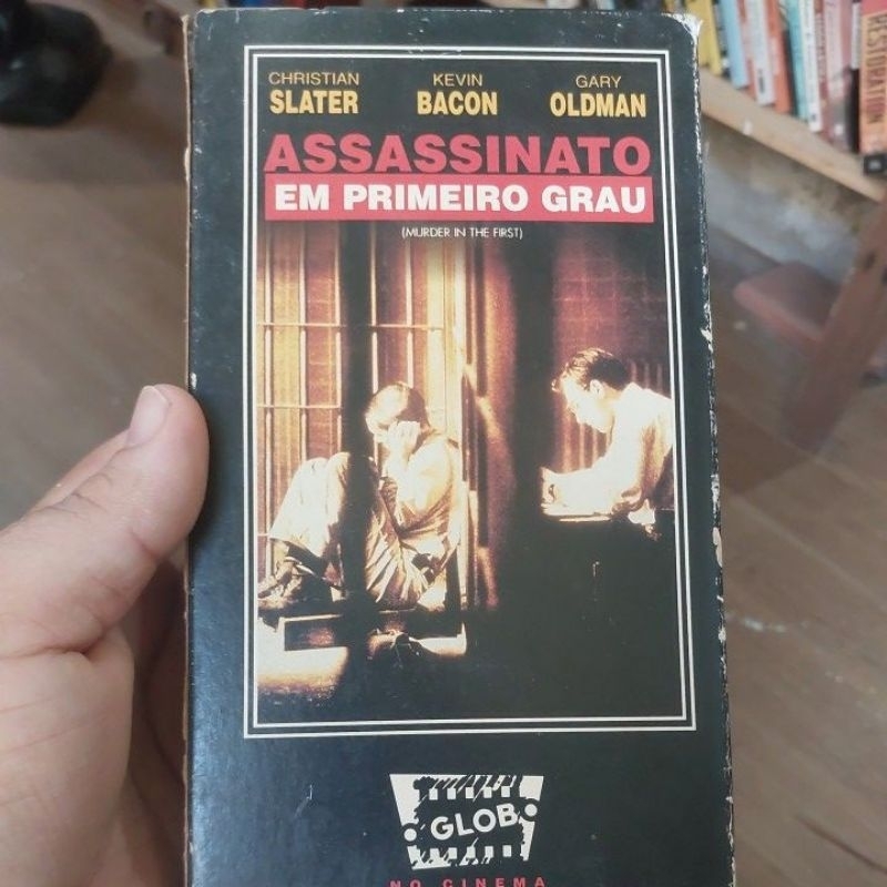 Fita VHS Assassinato em Primeiro Grau O Globo no Cinema  - Original Usado