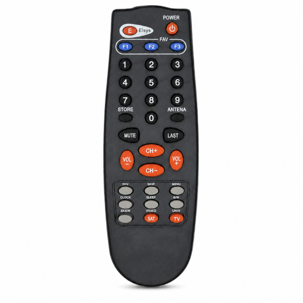 Controle Remoto para Receptor de Antena Parabólica Elsys 2.0 / 2.5 / 2.7 - 1094