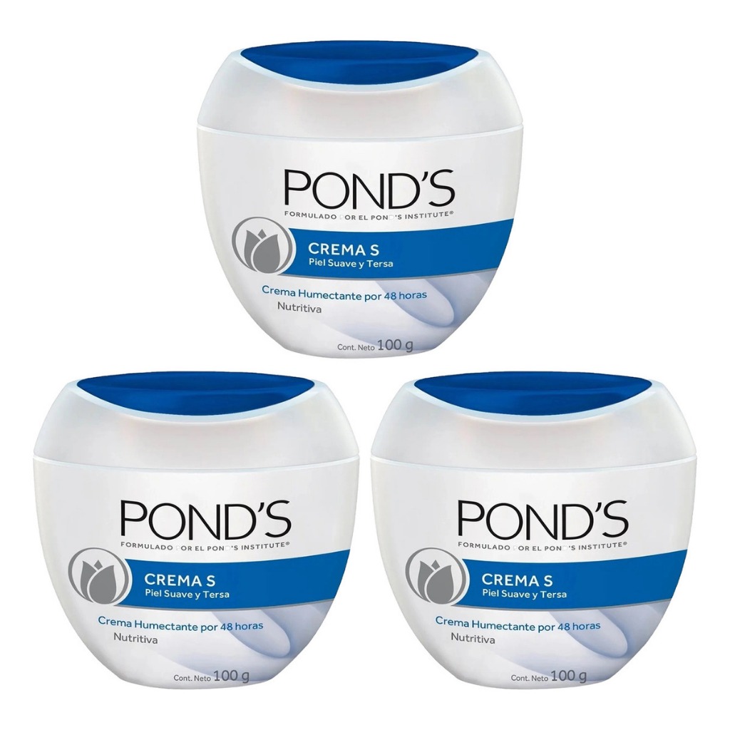 3 Un Pond's Creme Facial S Mais Vendido 100g Atacado Dia/noite Todo Tipo De Pele