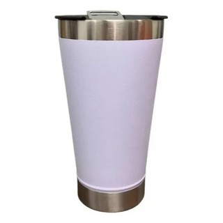 Copo Térmico Com Tampa Abridor Lisa Inox 500ml