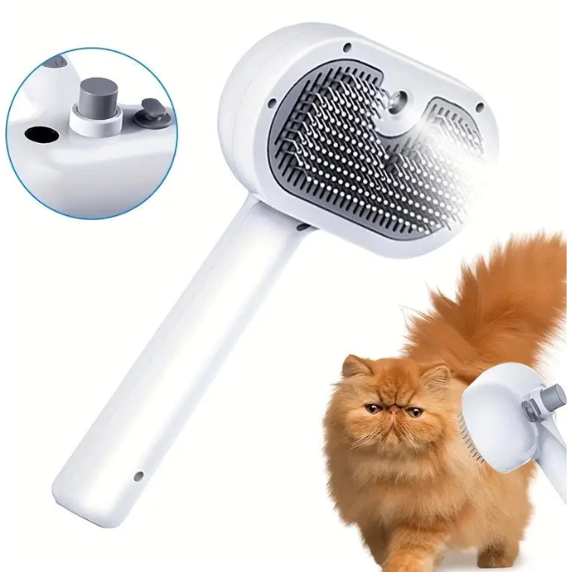 Escova para Pet com Borrifador MO-XS-A18