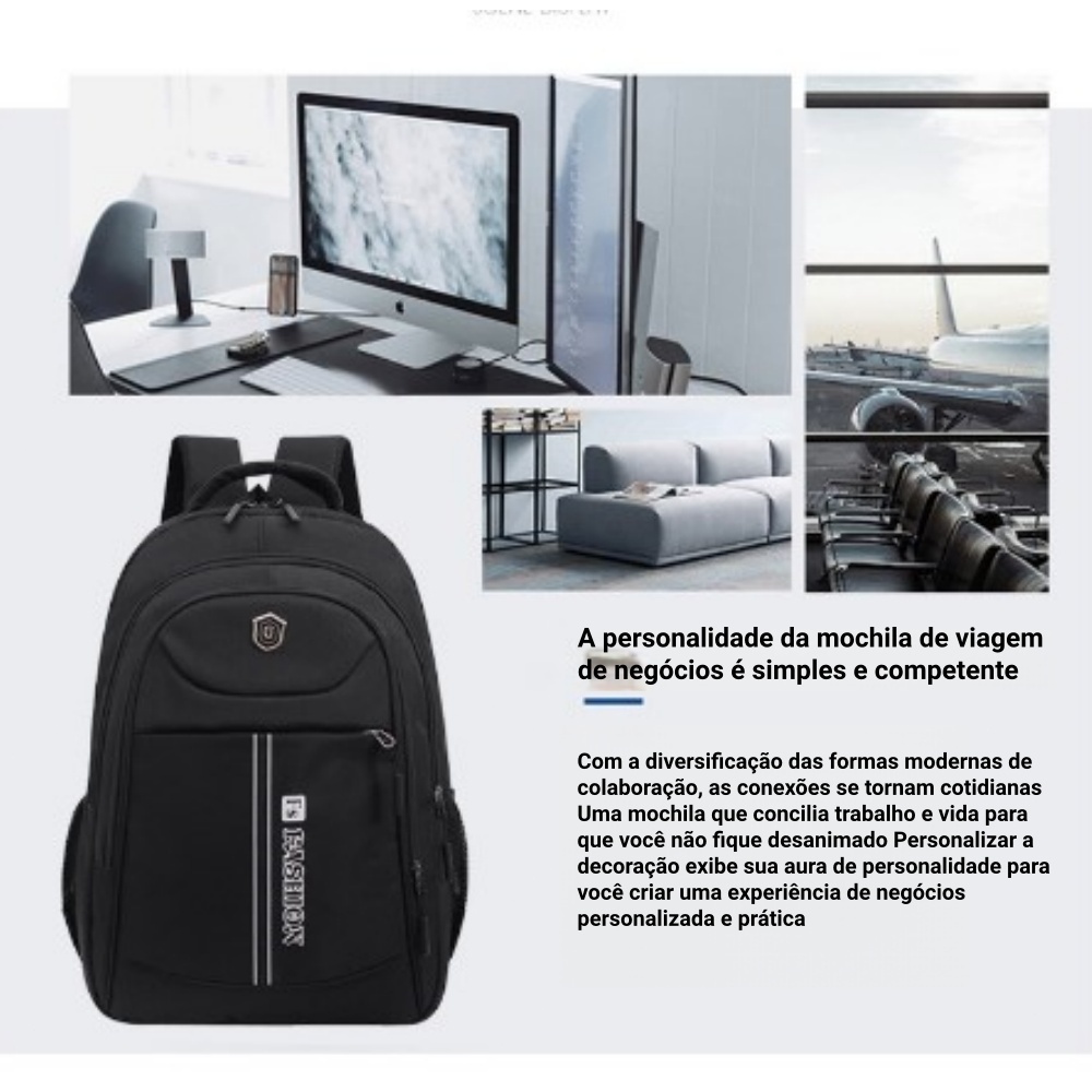 Mochila Executiva Reforçada para Notebook — foto 4
