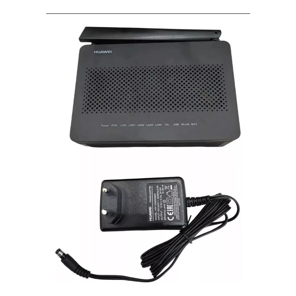 Kit 10x Roteador ONU ONT Huawei HG/EG8145V5 Dual Band 2.4G/5G XPON GPON Wi-Fi – Usadas Testadas Com Fonte NF e Garantia