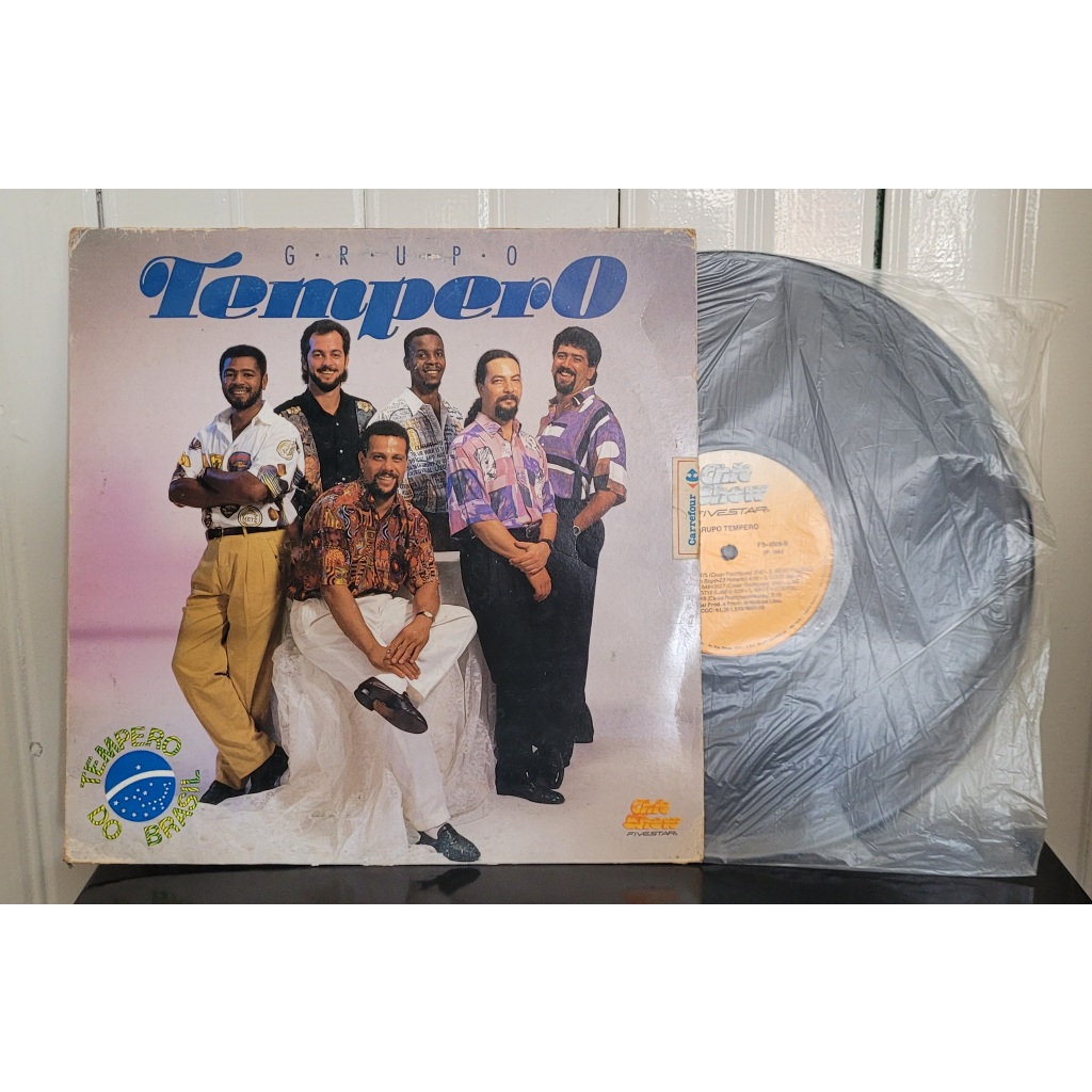 DIsco em Vinil LP Grupo Tempero - Tempero Do Brasil - 1994 - Samba e Pagode