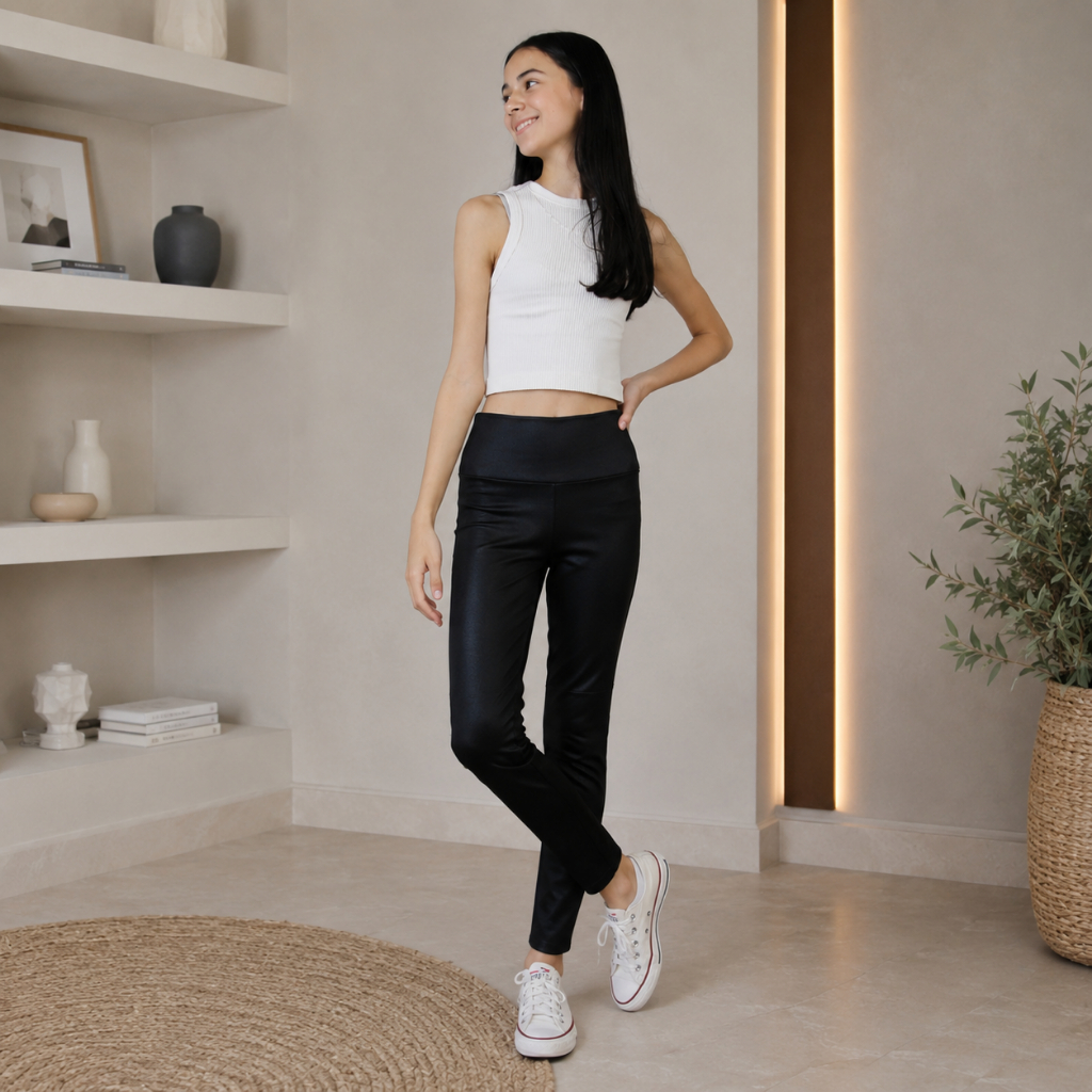 Calça Legging Infantil Tendência Escolar