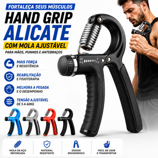 Alicate Fortalecedor de Mão e Antibraço HandGrip Fisioterapia em casa