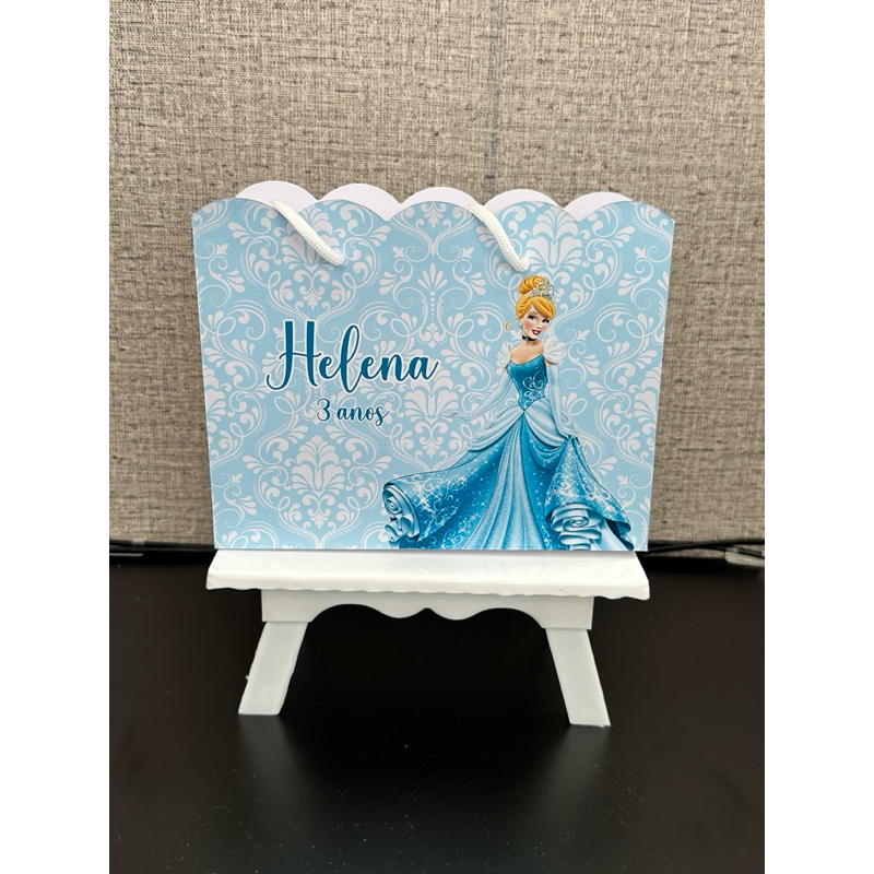 Sacolinha CINDERELA personalizada | PEGUE E MONTE | Lembrancinha | Festa Infantil | Aniversário