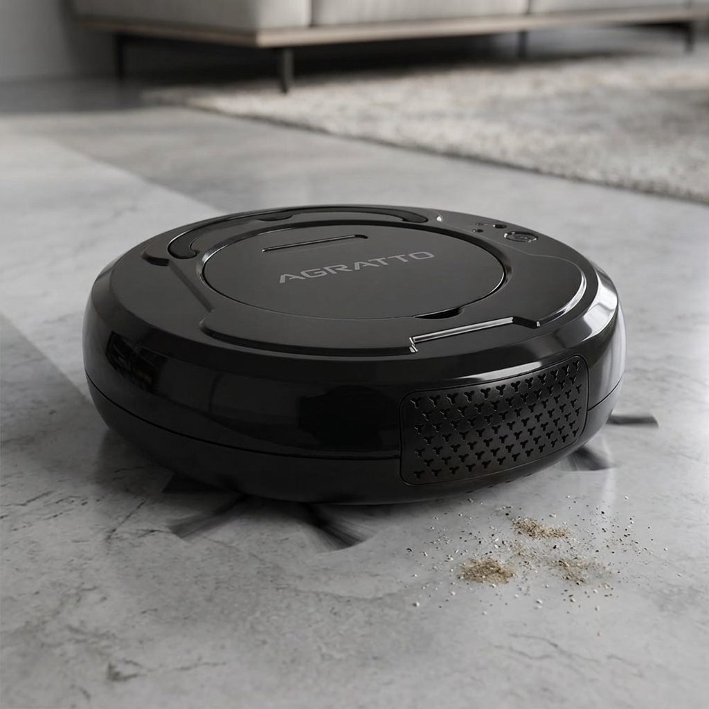 Robô Aspirador de Pó Portátil Agratto Praticci 3W 3.V Bivolt 3 em 1 Potente Sem Fio 127v 220v