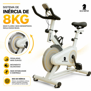 Bicicleta Ergometrica Spinning De Alta Performance Bicicleta De Academia Fitness 10Kg De Inercia