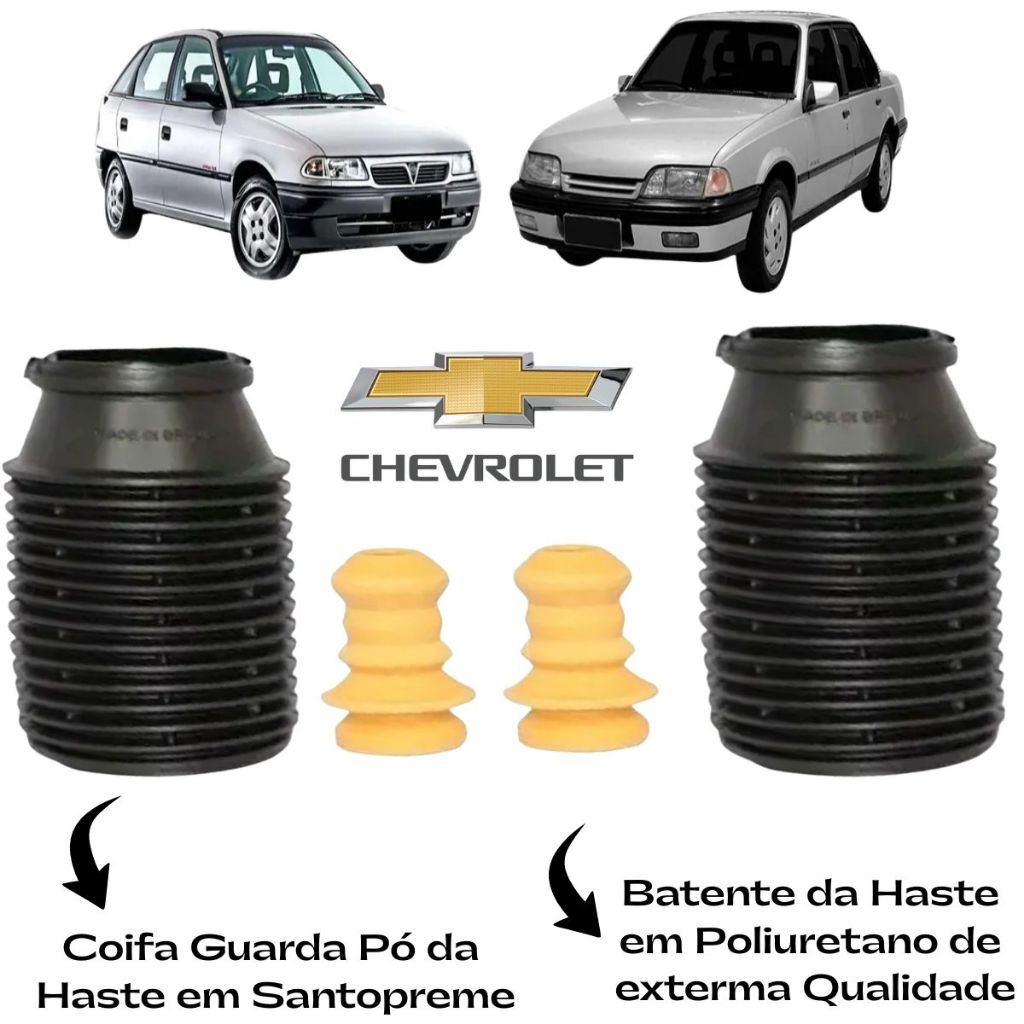 Kit Batente e Coifa do Amortecedor Dianteiro Monza 1990 até 1997 Astra Importado1994 até 1996