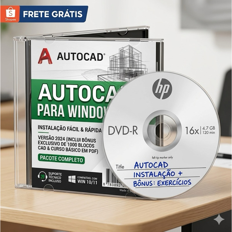 DVD Autocad 2022 Ativado ( Apenas instalar)