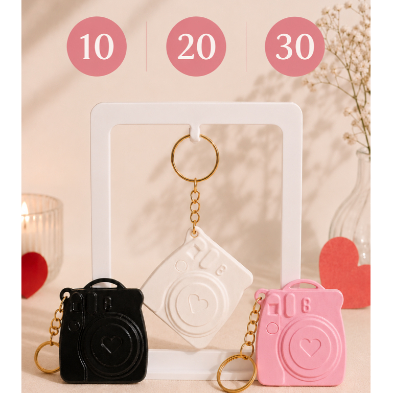 Kit de 10, 20 ou 30 Chaveiro  com Foto Personalizada - Lembrancinha Para Casamento/Aniversários/Eventos/presente