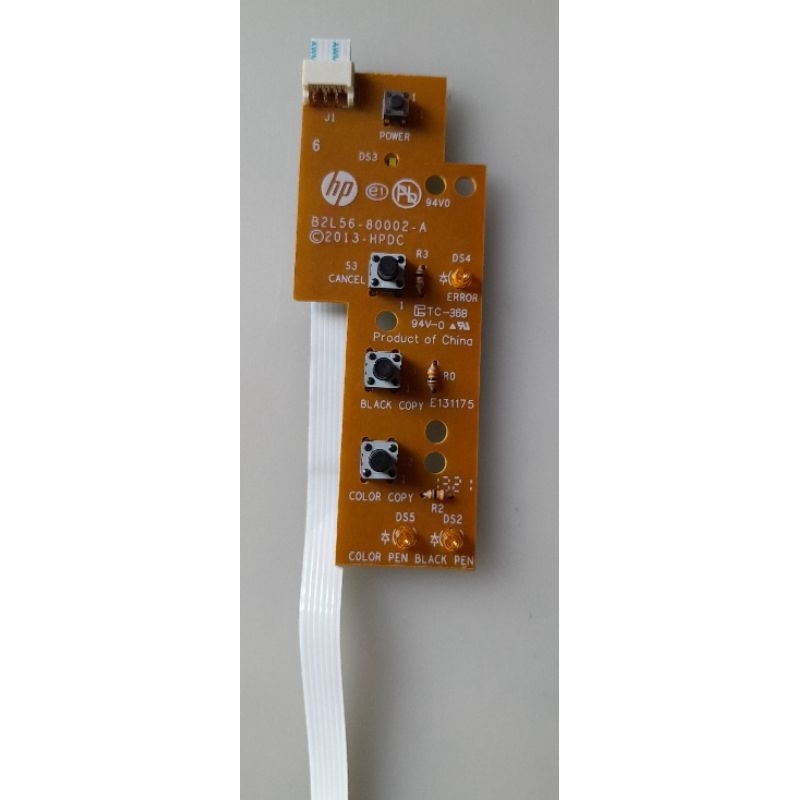 placa teclas frontal+cabo flex impressora hp deskjet 1516