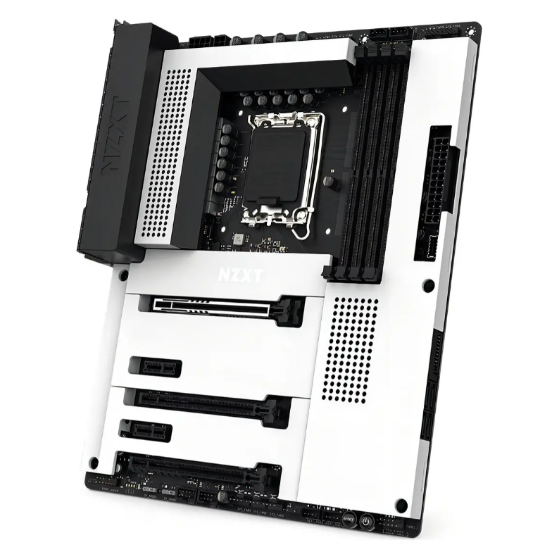 Placa Mãe Nzxt N7 Z790 Branca, Intel Lga 1700 Atx, 4xddr5 Cor Branco